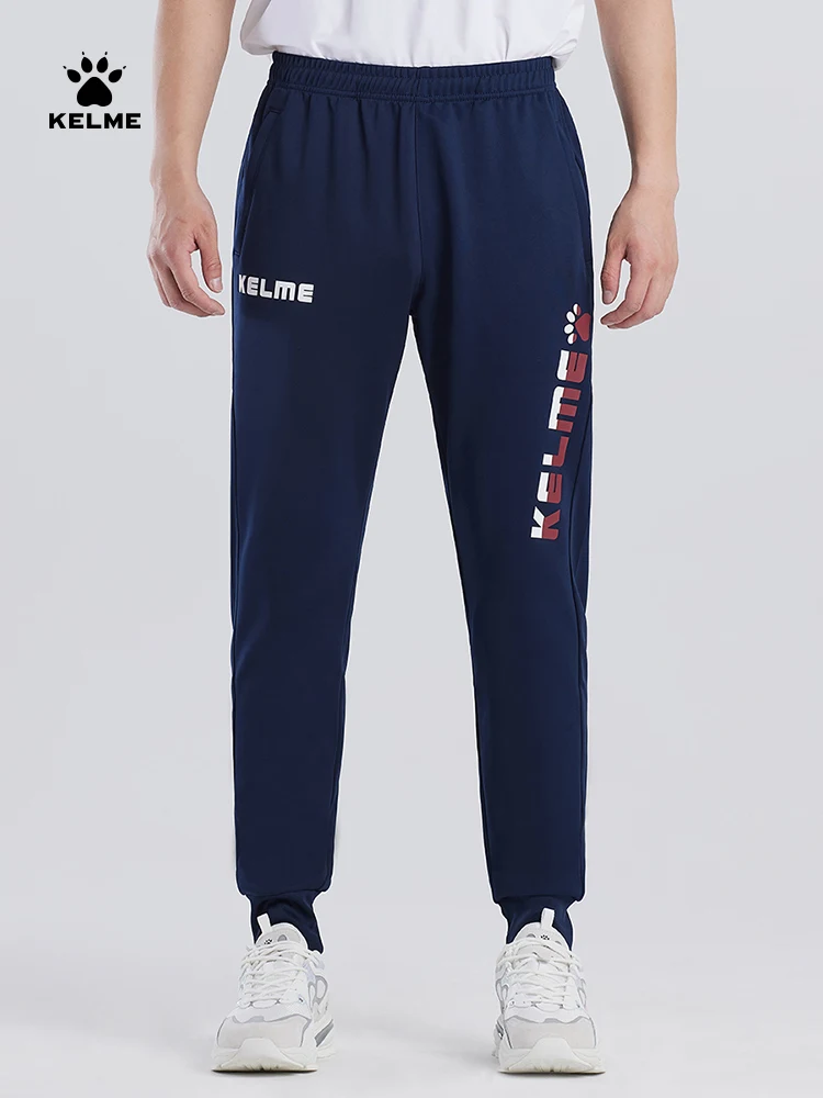 Kelme-Leggings de futebol masculino e feminino, calças esportivas de treino, leggings de malha espessa, verão