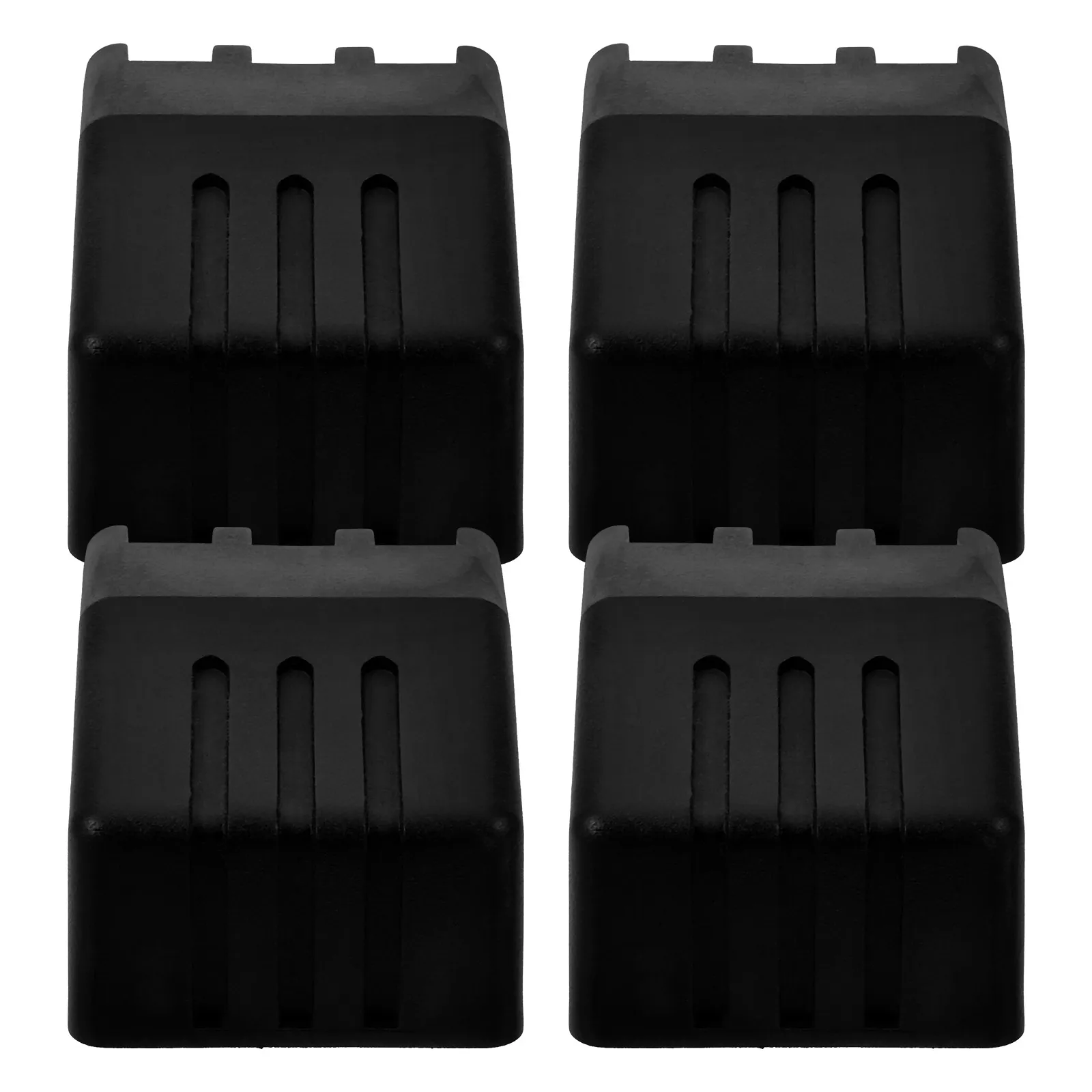 

4pcs Gym Equipment Floor Pads Durable Non-Slip Plastic Protectors Fitness Device Pads For Hardwood Floors Exercise Mats