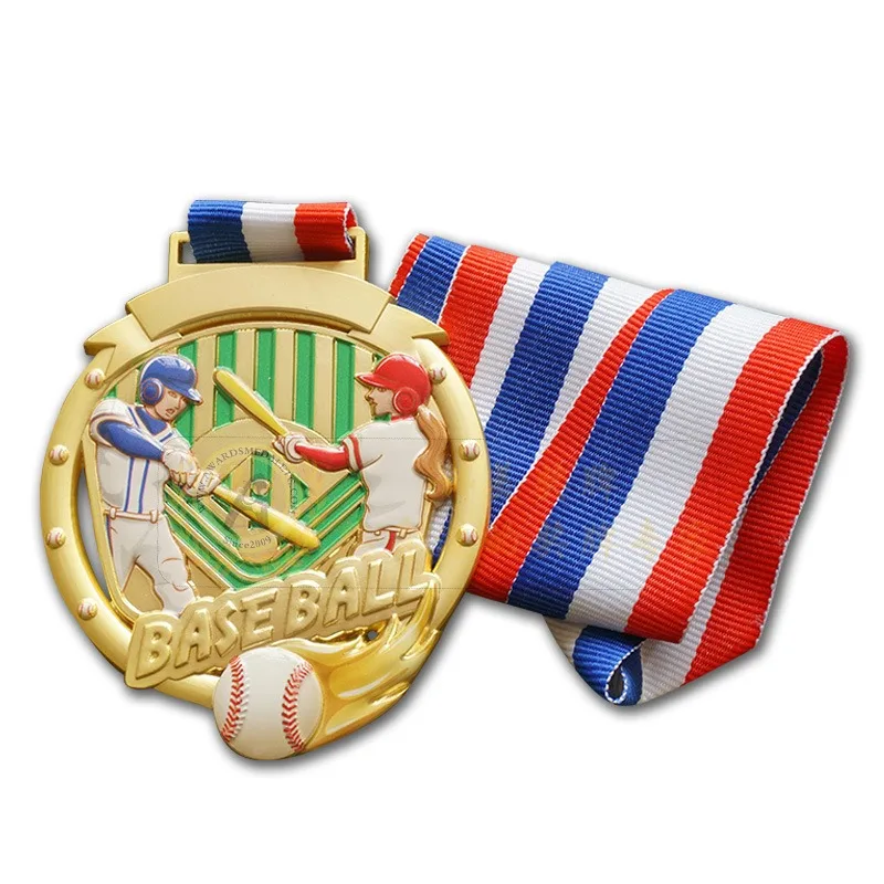 

School Sports Metal Baseball MEDALS, Cycling, Basketball, Muay Thai Belt Badminton MEDALS