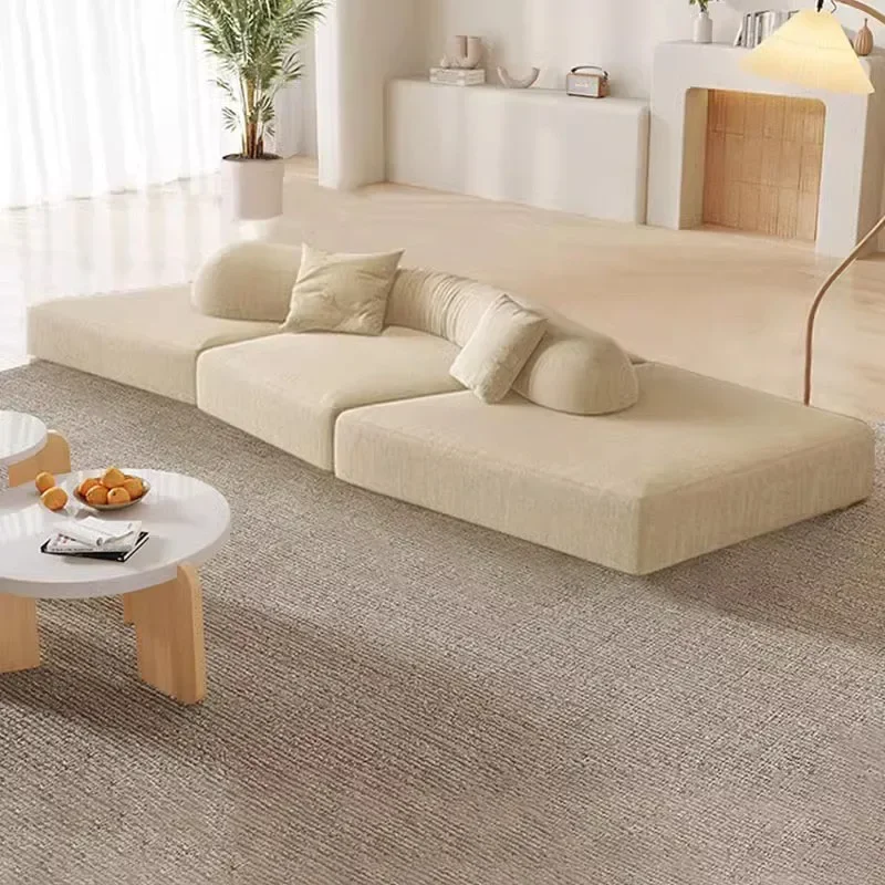 Luxury Living Room Office Sofa Nordic Simple White Designer Modern Lazy Sofa Floor Loveseat Sofy Do Salonu Apartment Furniture