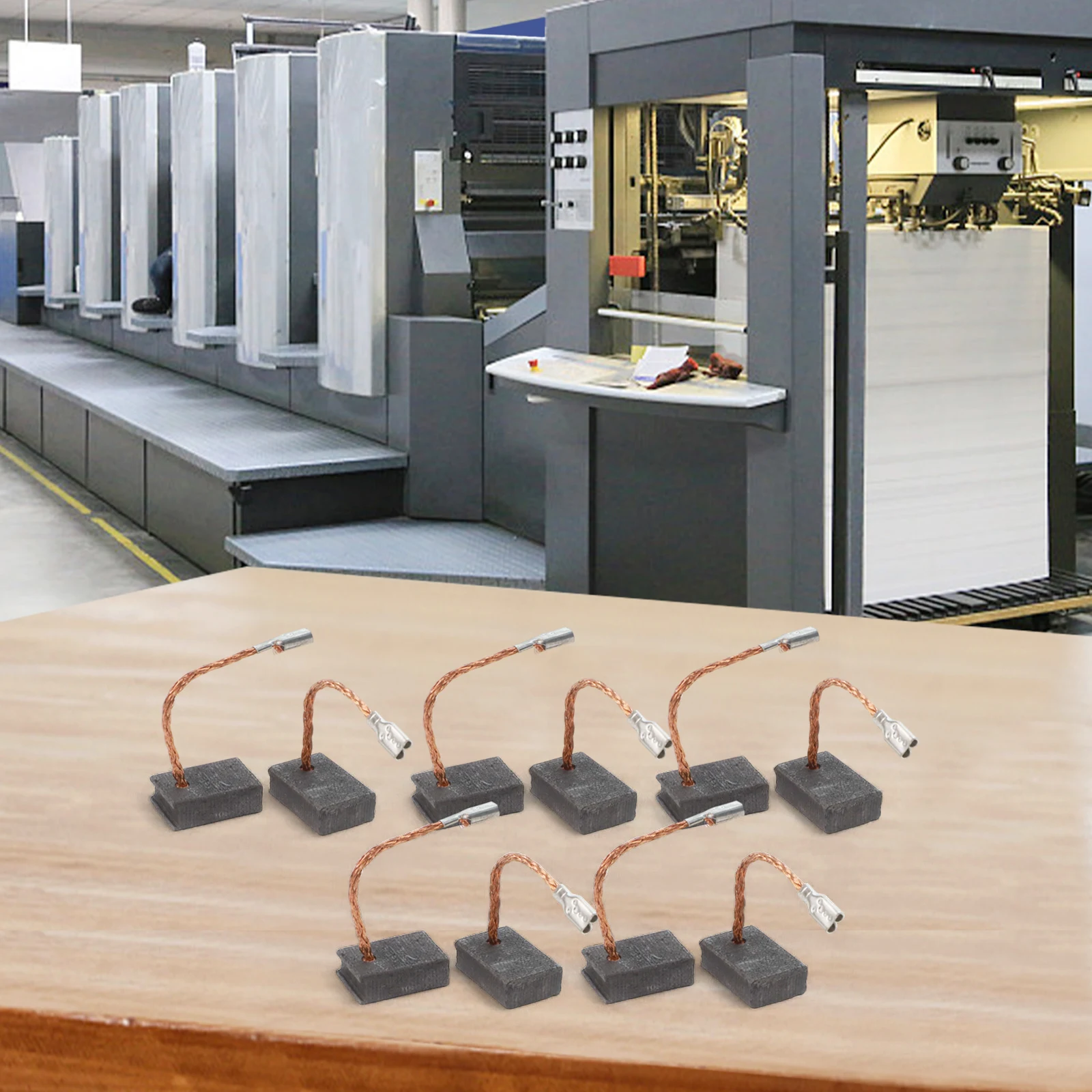 10pcs Carbon Brushes For Bosch GWS 17-125 CIE 6*11*15mm 1607000V37 Grinder Power Tool Accessories And Parts Carbon Brushes