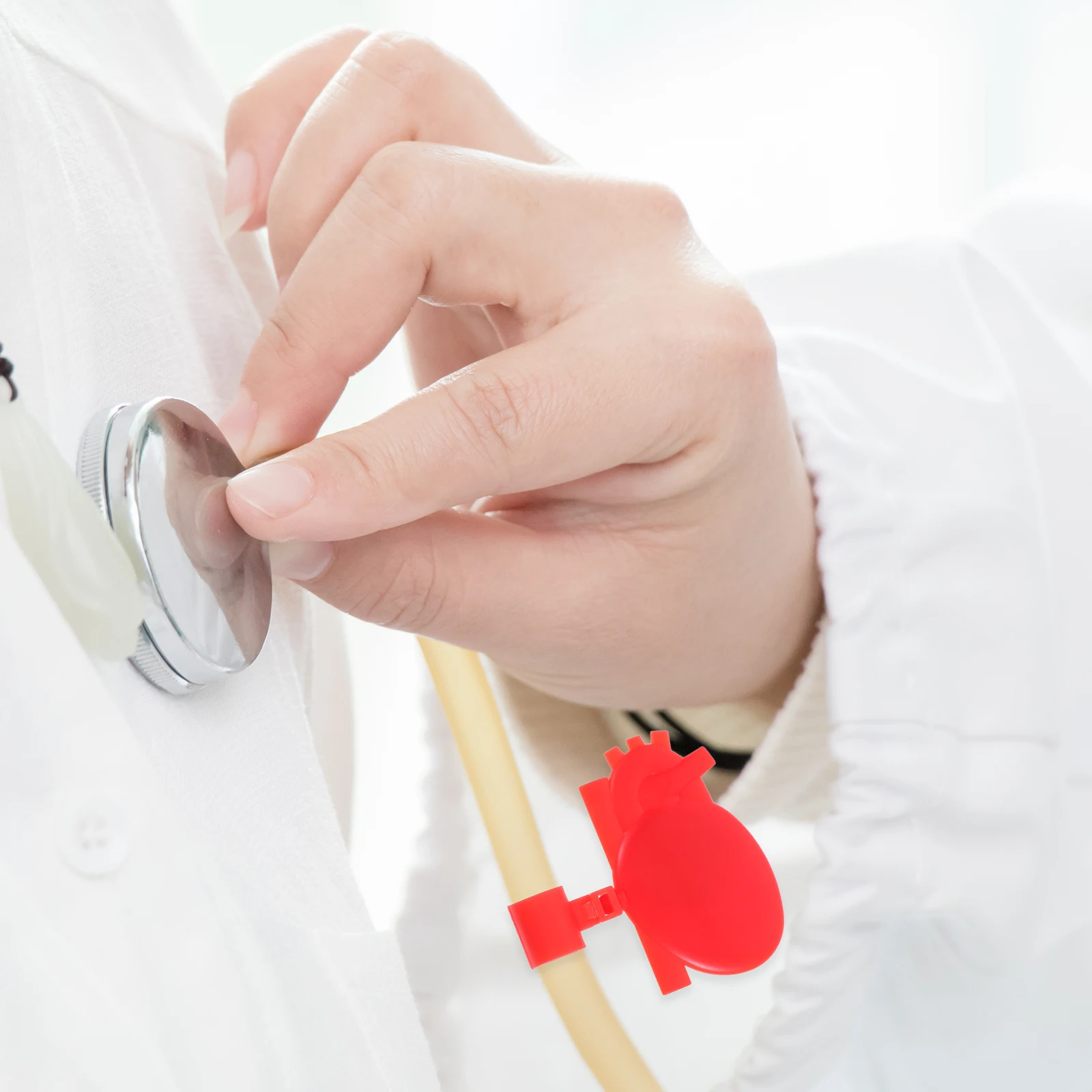 

10 Pcs Stethoscope Name Tag Nurse Tags Identification Supply Plastic Badge Labels Sign Assistant Accessories