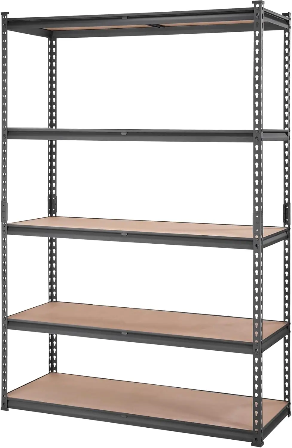 

Storage Shelving Unit, 5-Tier Adjustable Storage Shelves, 48" L x 24" W x 72" H Heavy Duty Garage Storage Shelves