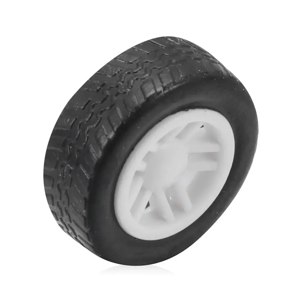10 pz Regalo FAI DA TE Giocattolo Pezzi di Ricambio Accessori Mozzi Ruota 1.5X4.5X13.5mm Pneumatici Aggiornamento Ruote Pneumatici di Gomma