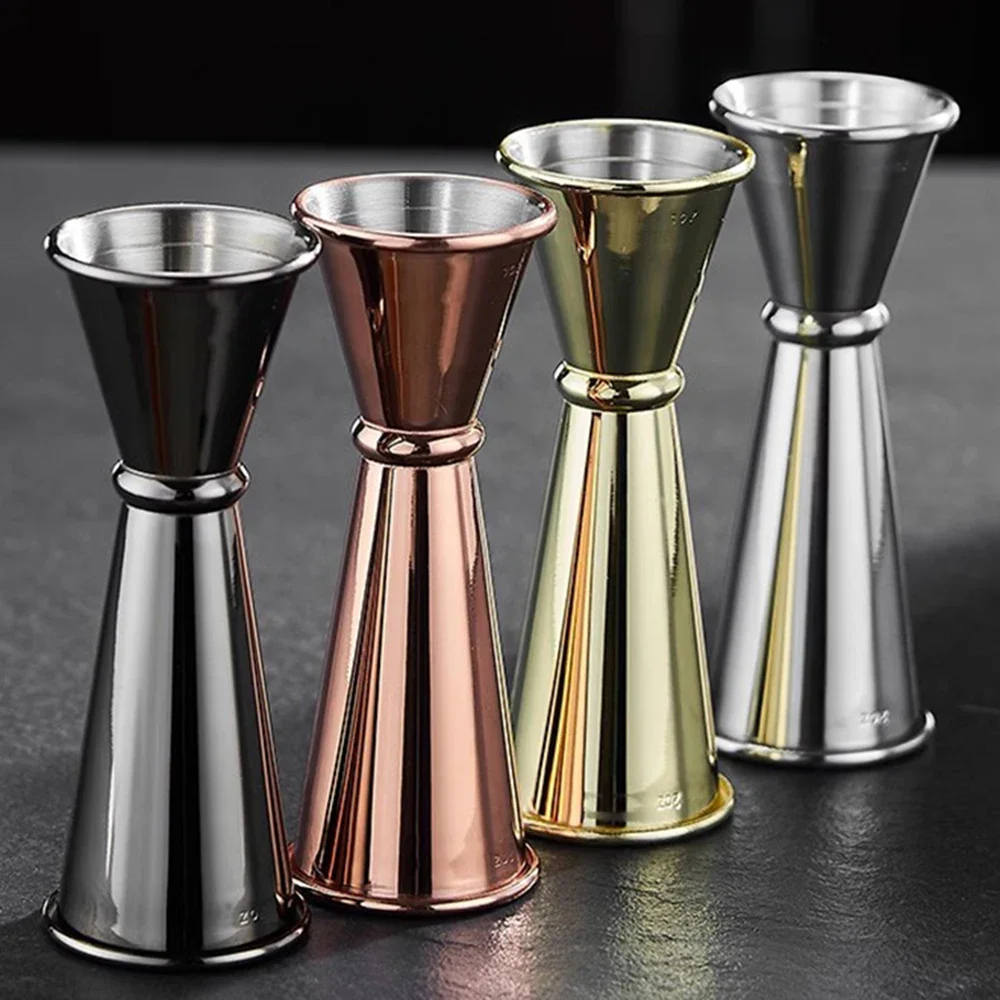 

Dual Shot Stainless Steel Measure Cup Cocktail Shaker Drink Spirit Measure Jigger Kitchen Bar Barware Tool wholesale custom