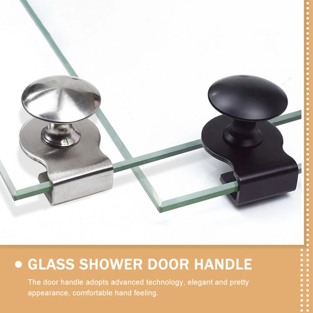 Non Slip Stainless Steel Clamp Handle for Glass Door Perfect for 5 8mm Thick Doors Quick and Easy Installation