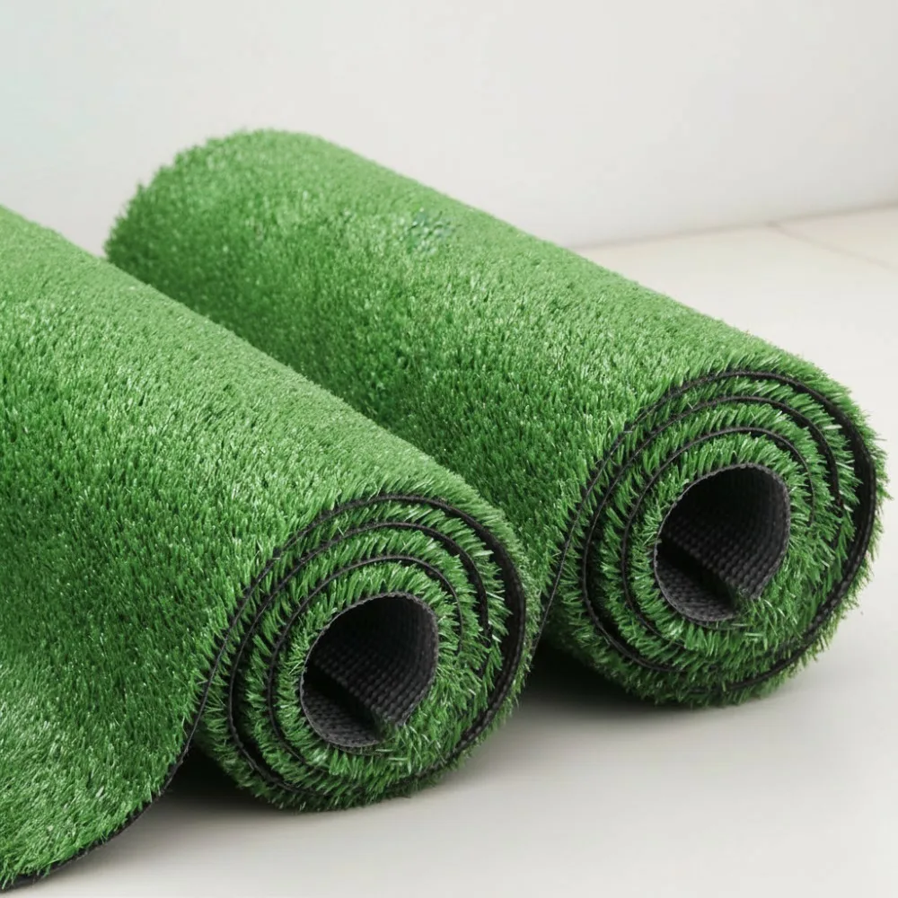 

Realistic Artificial Grass Turf 5x8 FT Indoor Outdoor Pet-Friendly Lawn with Drainage Holes