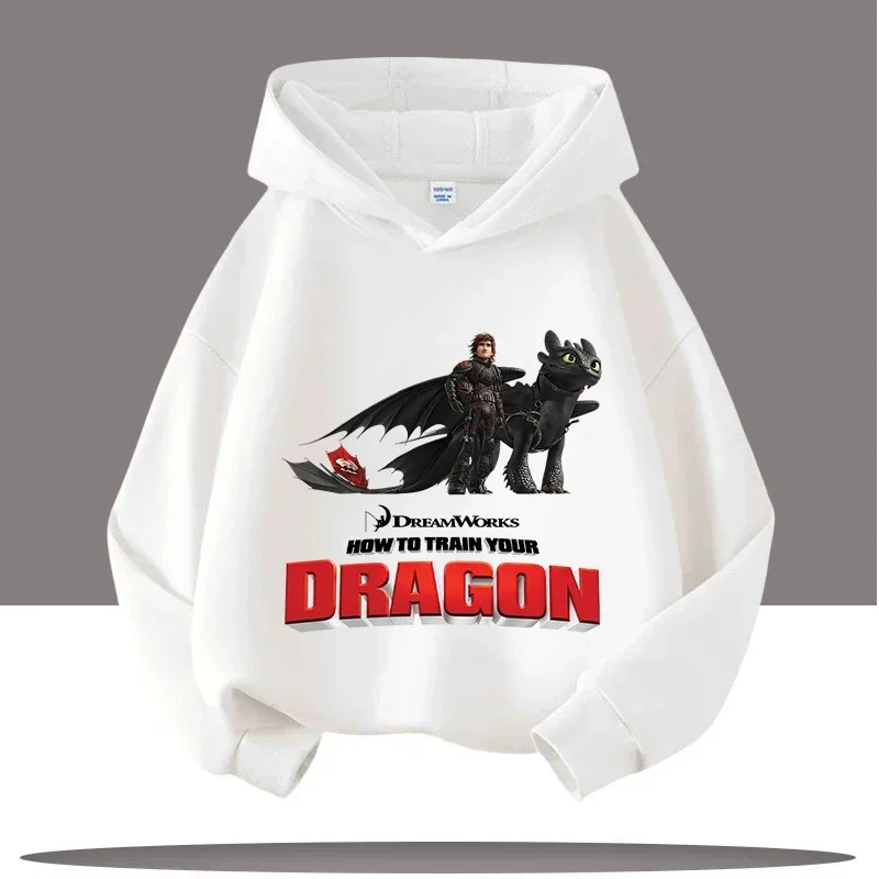 إصدار جديد لعام 2025 بقلنسوة Dragon Tamer Kids مع طباعة كرتونية - ملابس رياضية للأولاد للفتيات - ملابس الخريف/الشتاء