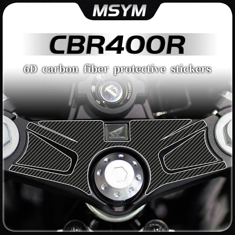 

For Honda CBR400R CBR 400 R cbr400r Sticker 6D carbon fiber protective sticker car body decoration film anti scratch accessories