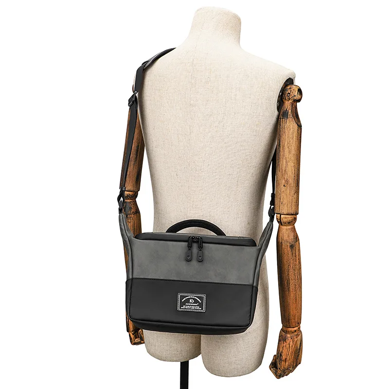 

PU single-shoulder crossbody photography single-lens reflex camera bag, camera lens storage, hand-held crossbody bag