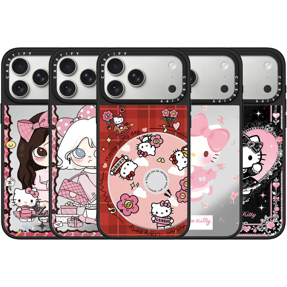 

CASETiFY Co-branded HelloKitty Cartoon Phone Case for IPhone 14 13 15 16 17 Pro Max 16 Plus Air Magnetic Protective Case
