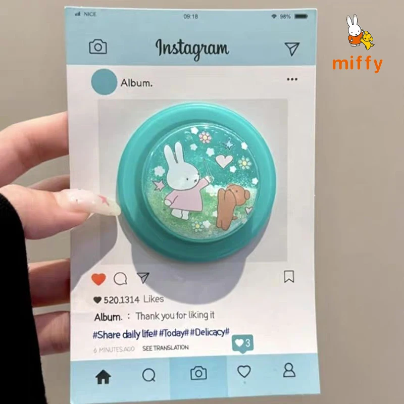 Coque de téléphone Miffy Kawaii adaptée à l'iphone 17 16 15 14, support magnétique Miffy et Snuffy, étui de téléphone Anti-chute, cadeaux pour filles