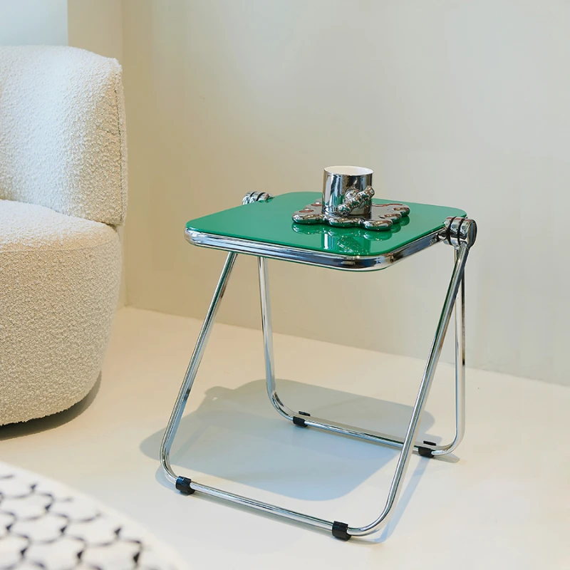 

Foldable Small Coffee Tables Minimalist Patio Living Room Coffee Tables Transparent Tavolino Da Salotto Patio Furniture WZ50CT