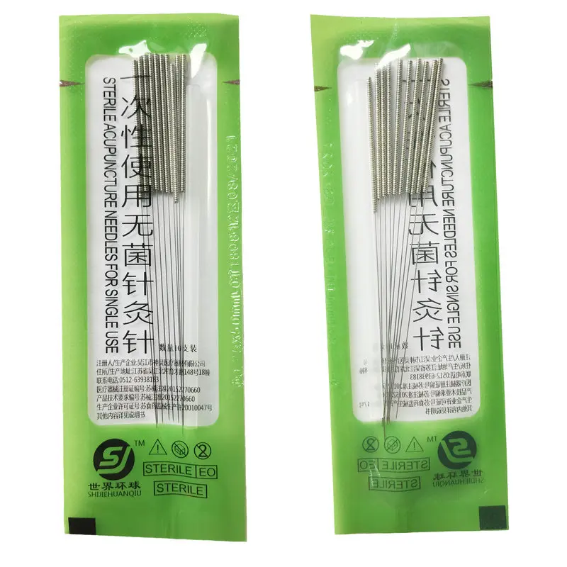 500pcs/pack Professional Medical Level Disposable Needle Disinfection Tube Needle Painless Wholsale Sterile Acupuncture Needle