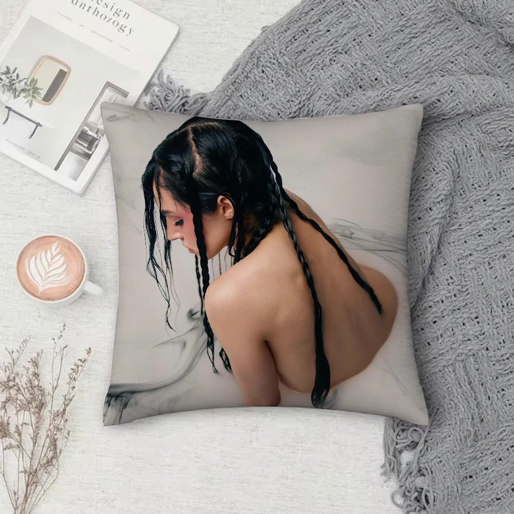 

Наволочка Singer Negative Spaces P-Poppy, квадратная, с двусторонней печатью, из короткого плюша, для дивана, подушки, спальни, прикроватной тумбочки