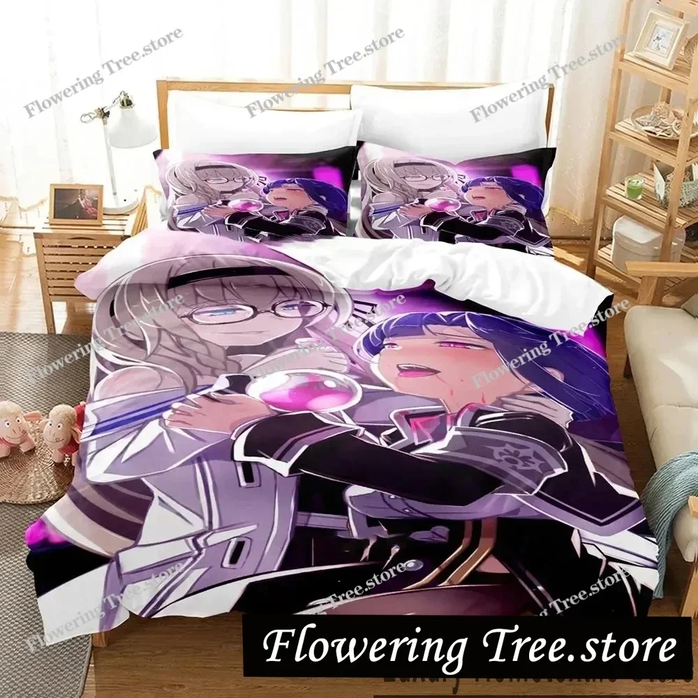 

Anime Mary Skelter Finale Bedding Set Boys Girls Twin Queen King Size Duvet Cover Pillowcase Bed boys Adult Home Textileextile
