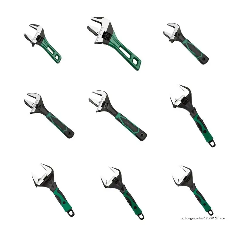 

28GF Adjustable Wrench With Cushion Grip (6in,8in,10in,12in) for DIY Enthusiasts