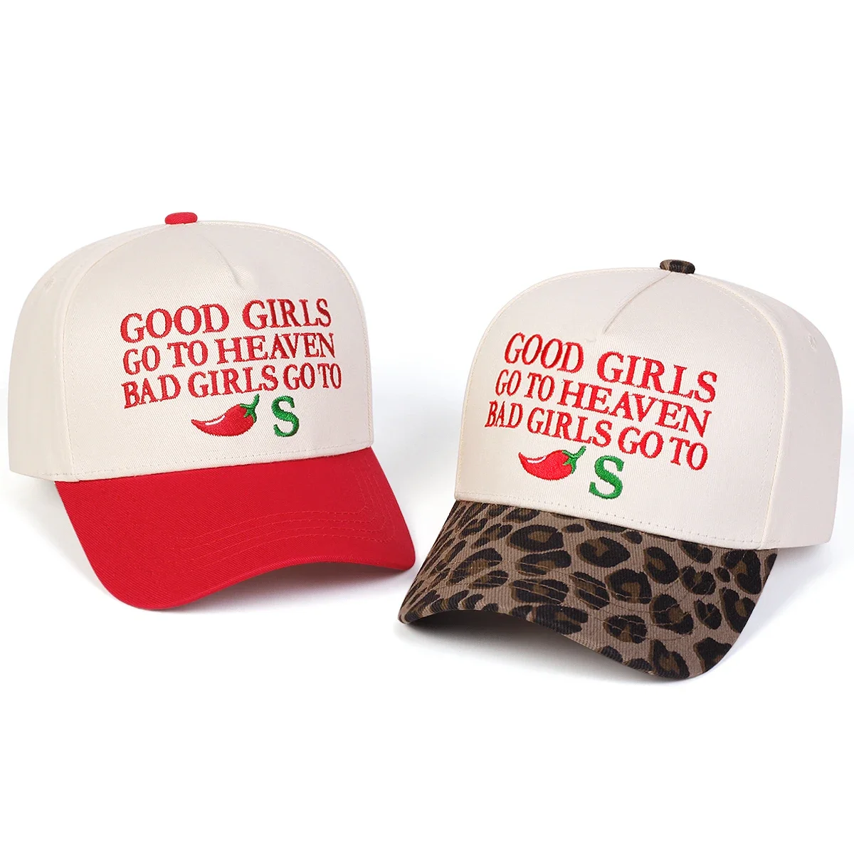 Unisex GOOD GIRLS Letter Embroidery Baseball Caps Spring Autumn Outdoor Adjustable Casual Hats Sunscreen Hat Sports Cap