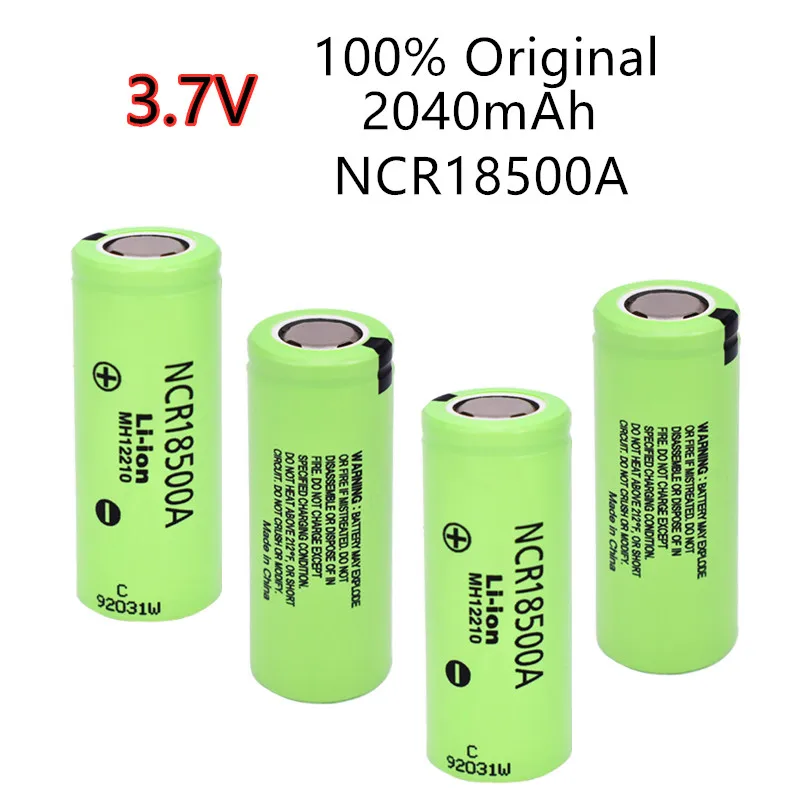 2023 new high quality 18500a 3.7V18500 2040mAh 100% Original For Panasonic for toy flashlight flashlight etc