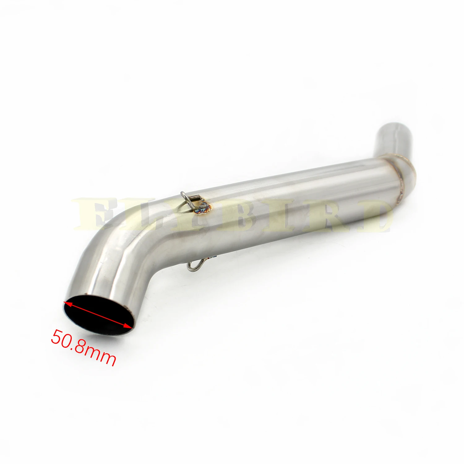 ل NS200 NS 200 BajajPulsarNS200 BajajPulsar دراجة نارية العادم الانزلاق على الأوسط وصلة الأنابيب الهروب موتو سباق الخمار دراجة نارية