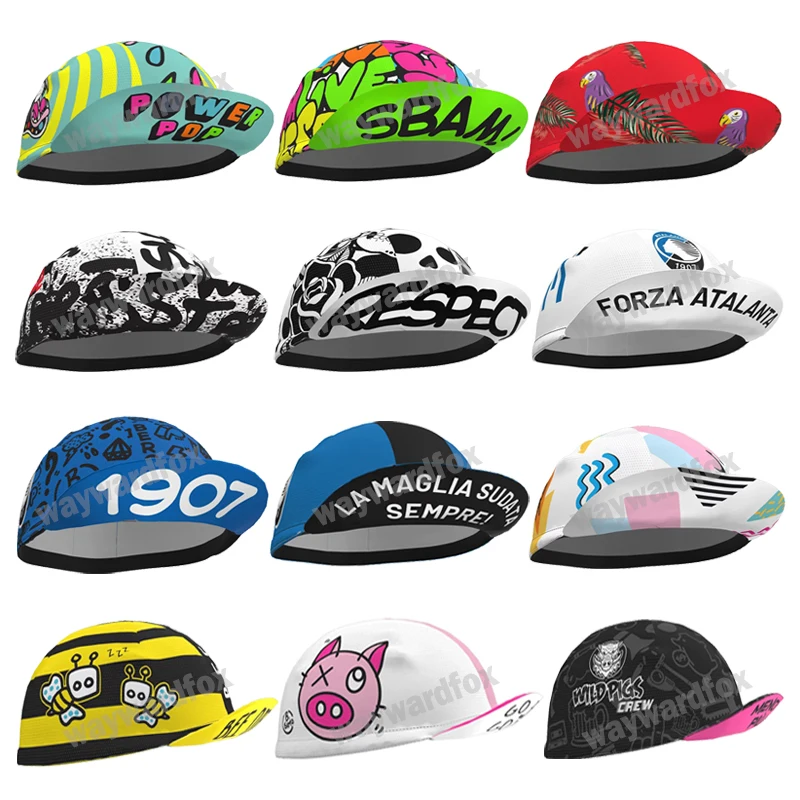 New HAWAIIAN Dream Red Cycling Caps Graffit Men&Women Skul Ride Bike Hat Most Can Be Customized