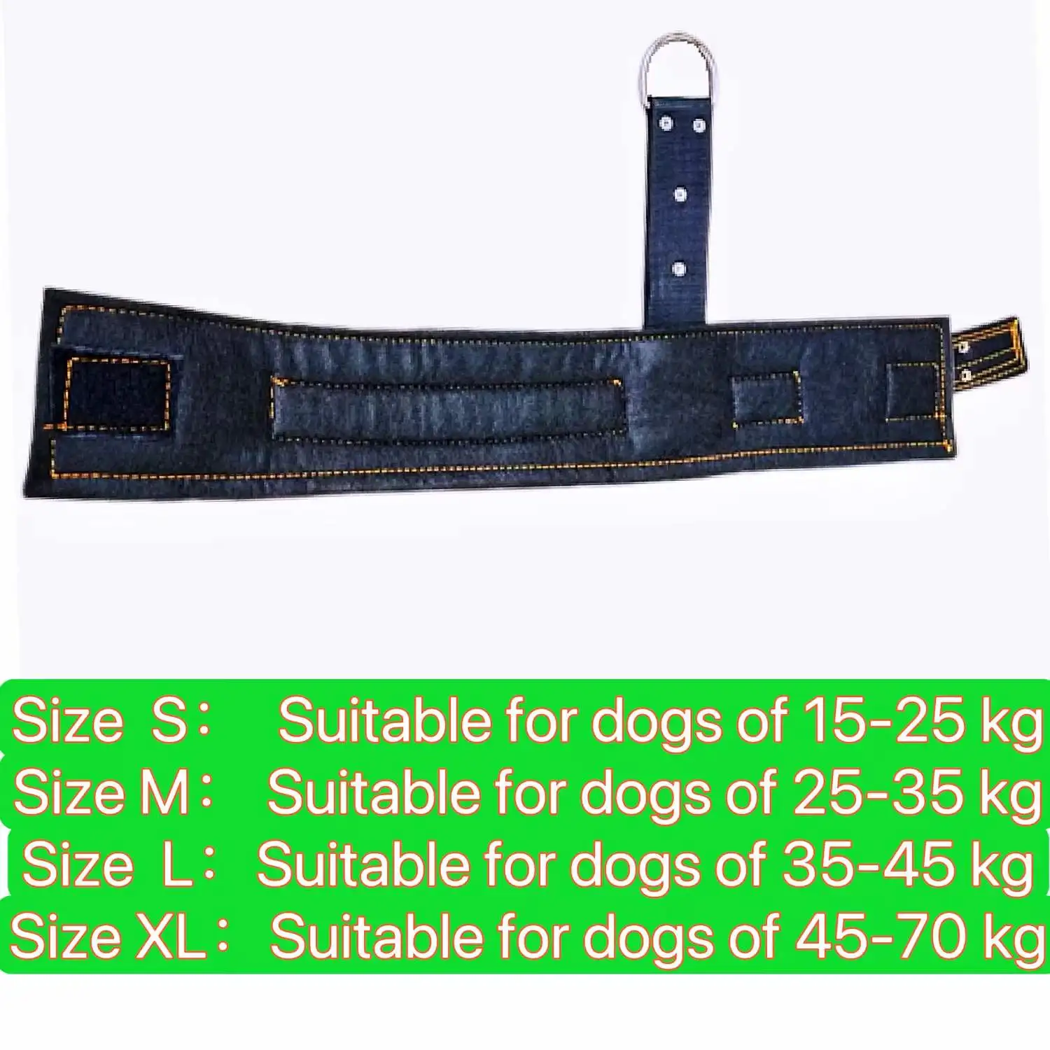 Pitbull Thickened Cotton Collar Bulldog  Weight Training Supplies For Medium And Large Dog Tow Chain Tire Equipment Pet Supplies