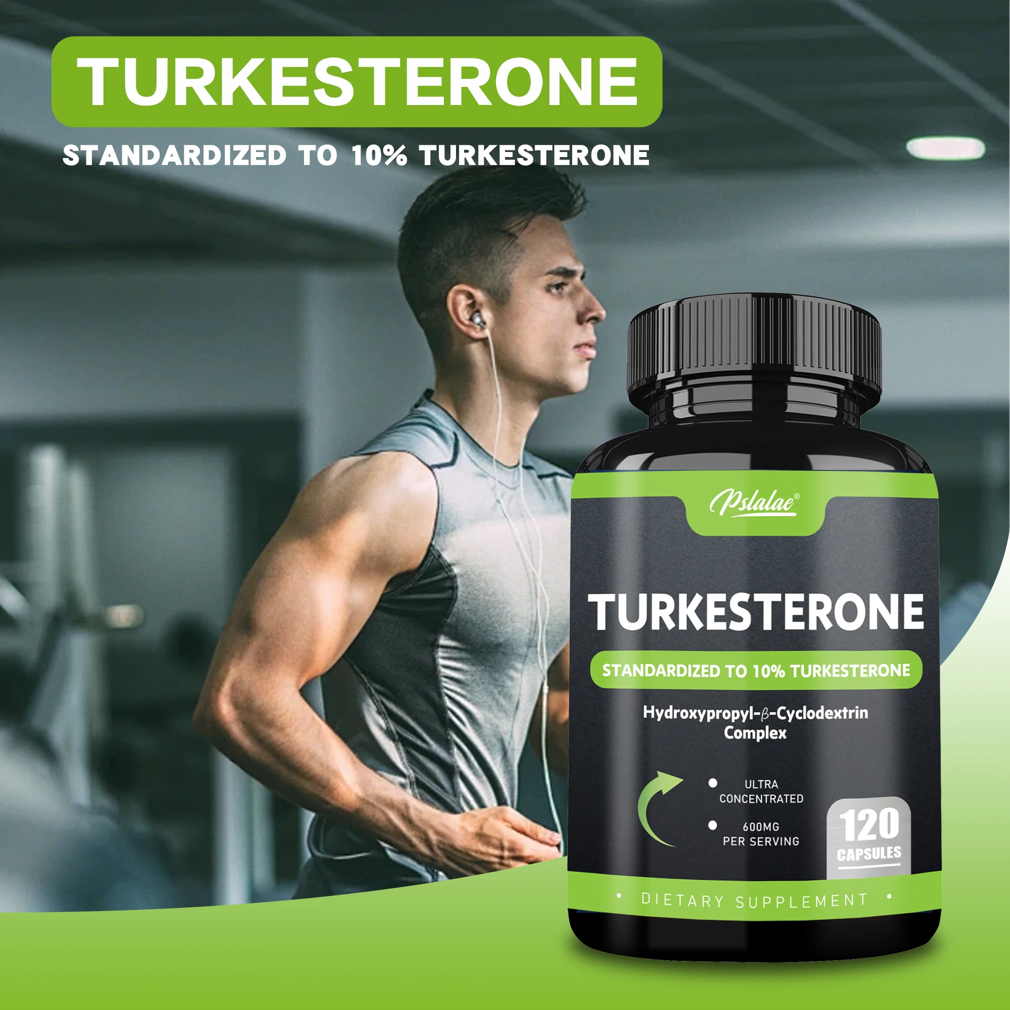 

Turkesterone 600mg - Increase Strength, Muscle Mass, Improve Athletic Performance and Muscle Recovery, Improves Energy Levels