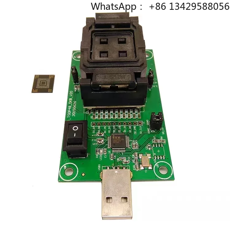EMMC BGA153/BGA169 for Socket USB Reader IC Size 11.5x13mm NAND Flash Tester with 1 Year Warranty for Universal Programmer