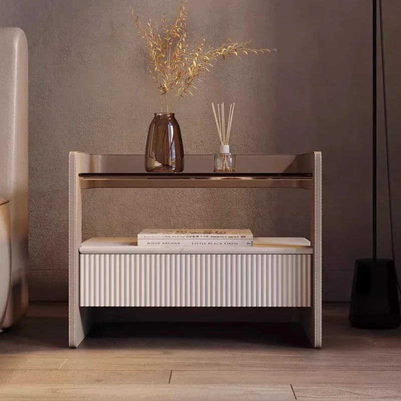 

Exquisite Cute Bedside Table Classic Versatile Cozy Minimalist Nightstand Trendy Storage Mesita De Noche Bedroom Furnitures