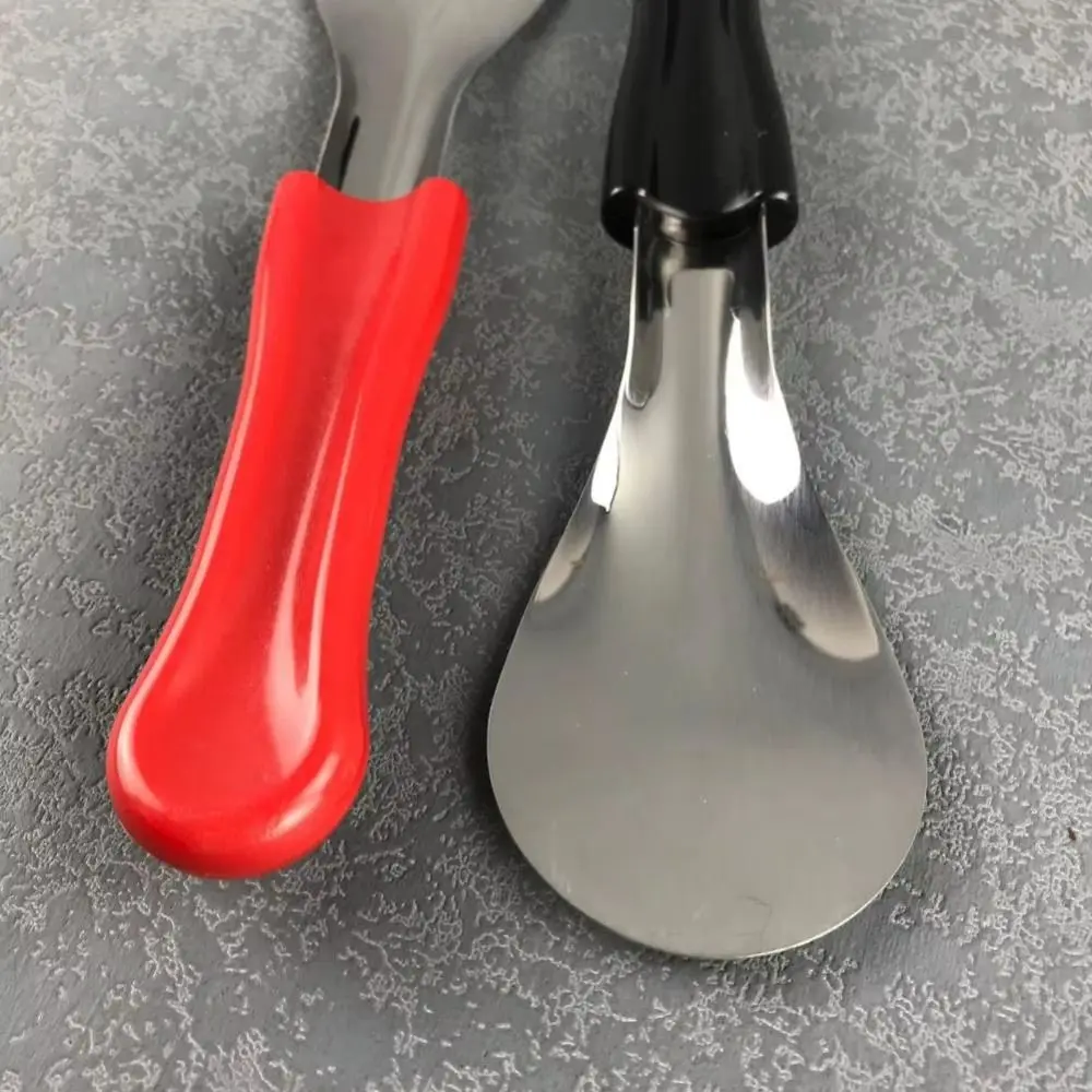Durable Stainless Steel Ice Cream Spade Contoured Handle Reusable Ice Cream Scoop Broad Head Gelato Spatula Ice Cream Serving