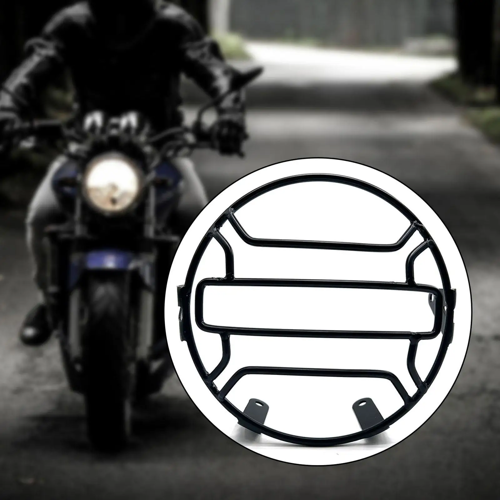 درع المصابيح الأمامية للدراجة النارية من الفولاذ المقاوم للصدأ للمصابيح الأمامية للدراجة النارية