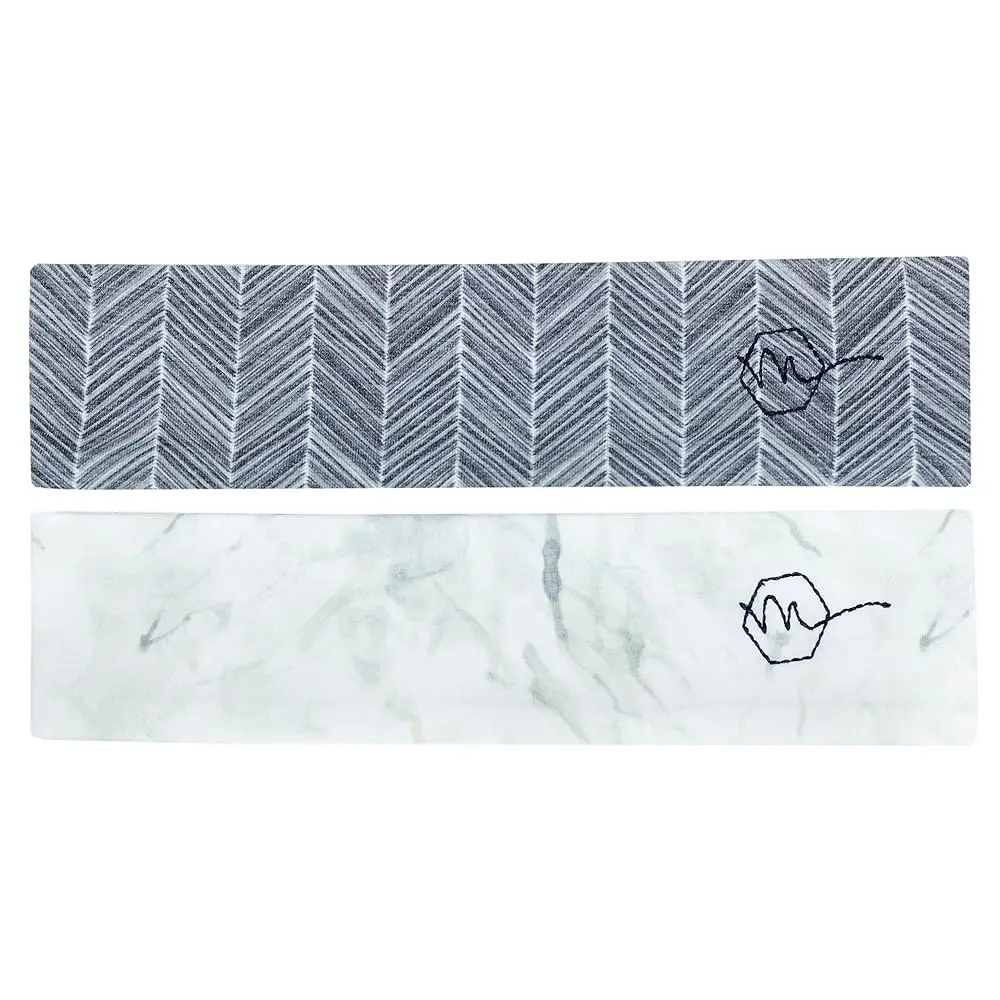 

Maven Thread 2\ Wide Workout Headbands for Women (2 Pack) – Non-Slip Sweatbands for Gym, Running & Yoga