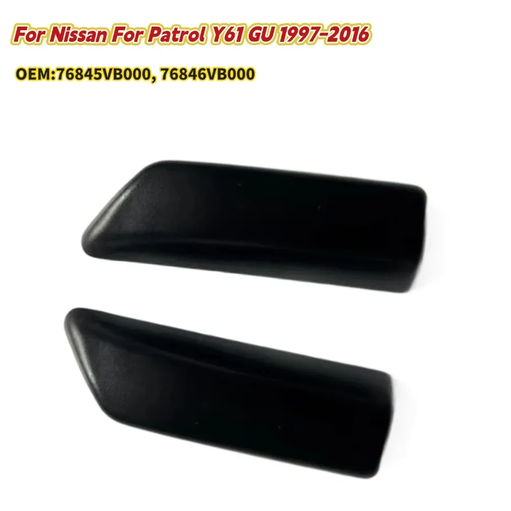 

1 пара передних крышек для желобов на крыше, набор торцевых крышек для Nissan Patrol Y61 GU 1997-2016, пластиковый передний, левый и правый