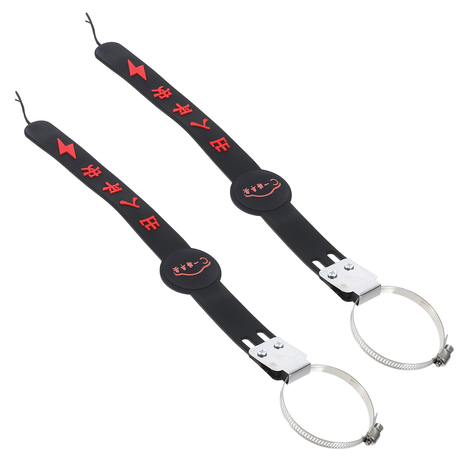 

2pcs Anti Static Strap Adjustable Silicone Static For Safe Driving Exhaust Strap Automotive Ground Strip Car Ground