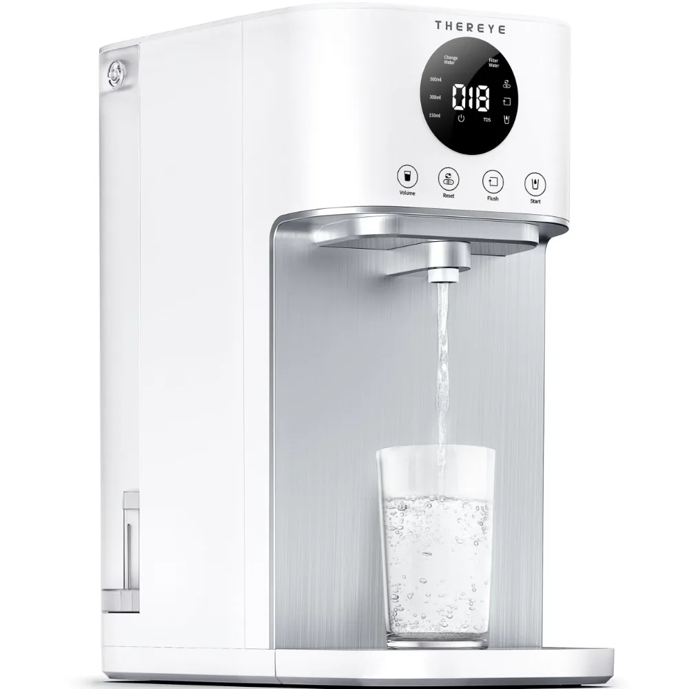 Reverse Osmosis System Countertop Water Filter, 7 Stage RO Filtration, 3:1 Pure To Drain, BPA Free Water Purifier for Home