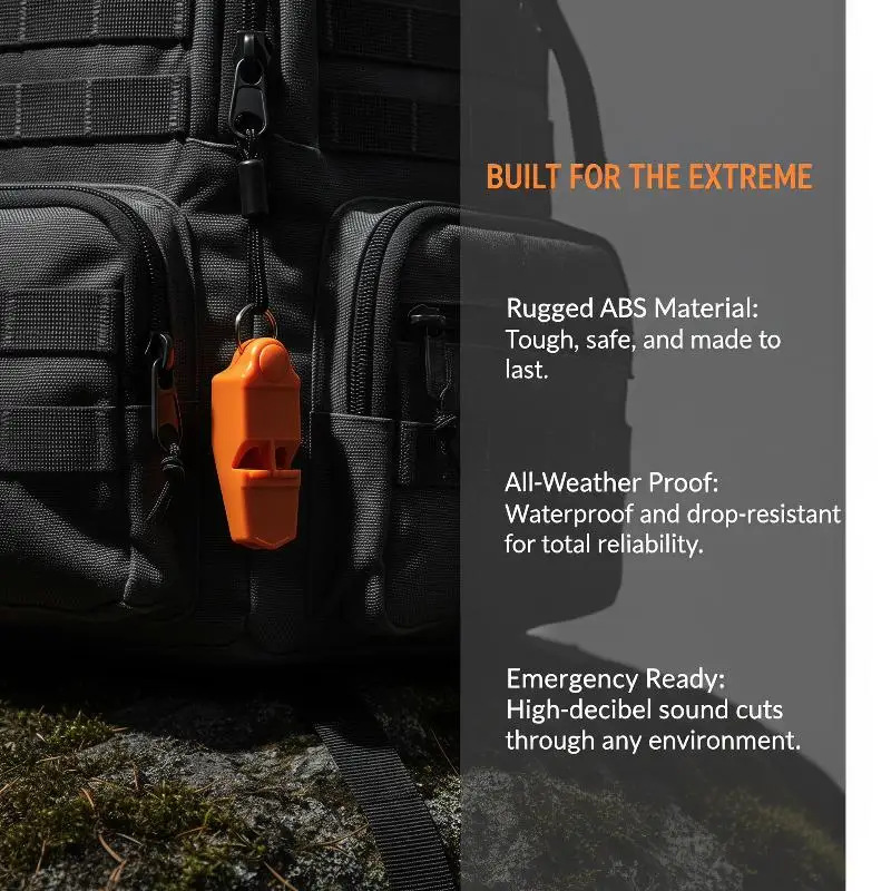 @*Professional Seedless Plastic Whistle High Decibel Clear Sound Suitable for Referee Outdoor Camping Emergency Use