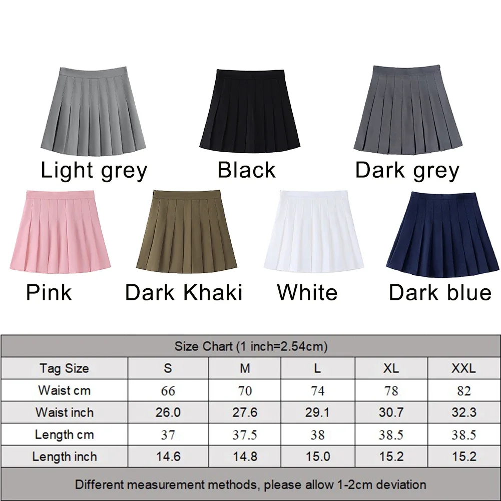 Falda plisada dulce y caliente para mujer, minifaldas versátiles sexis a la moda para mujer, Color sólido, verano 2025