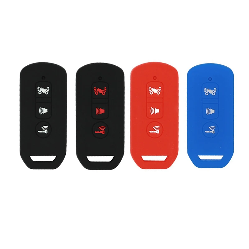 Motorcycle 3 Buttons Key Silicone Key Cover Case For Honda Adv 150 Pcx 150 Sh 125 pcx150 RX125 FORZA 300 350 Forza300 NS110R Sco