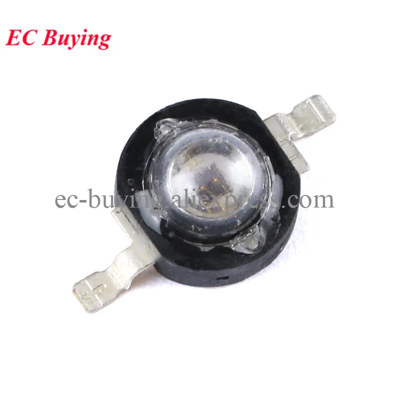 5pcs 3W Infrared IR High Power LED Emitter CCTV Camera IR Emission Tube Diode for Security Black 850nm 940nm 60 120 degree 700mA image 4