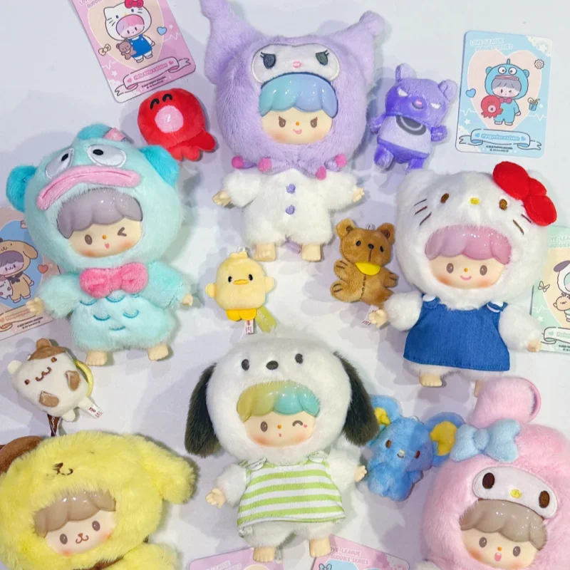 

New Genuine Zzoton Sanrio Characters Love-League Buddies Series Blind Box Bag Pendants Lovely Trendy Toys Customized Kids Gifts