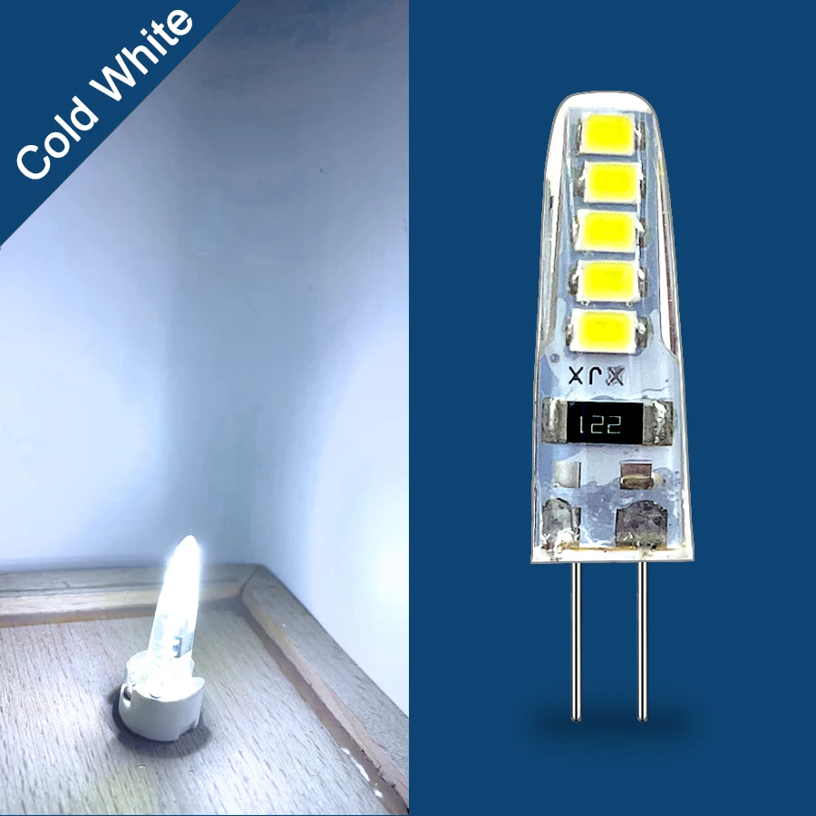 10 stuks G4 LED-lamp 2W AC220V 2835SMD siliconenlamp warm/koud wit 360 graden hoek energiebesparend LED-licht