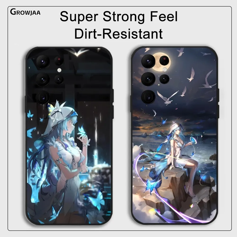 

Shorekeeper Wuthering Waves Phone Case For Samsung Galaxy S25 S24 S22 S23 Ultra S21 S20 Plus 5G Protective Silicone Funda