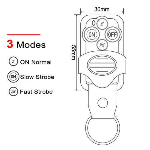 Imagen 2 del producto NAOEVO-interruptor remoto de barra de luz LED, relé de 12v 40A, arnés de cableado de 180/300W, Kit de Flash de interruptor estroboscópico para camión todoterreno, cable Jeep