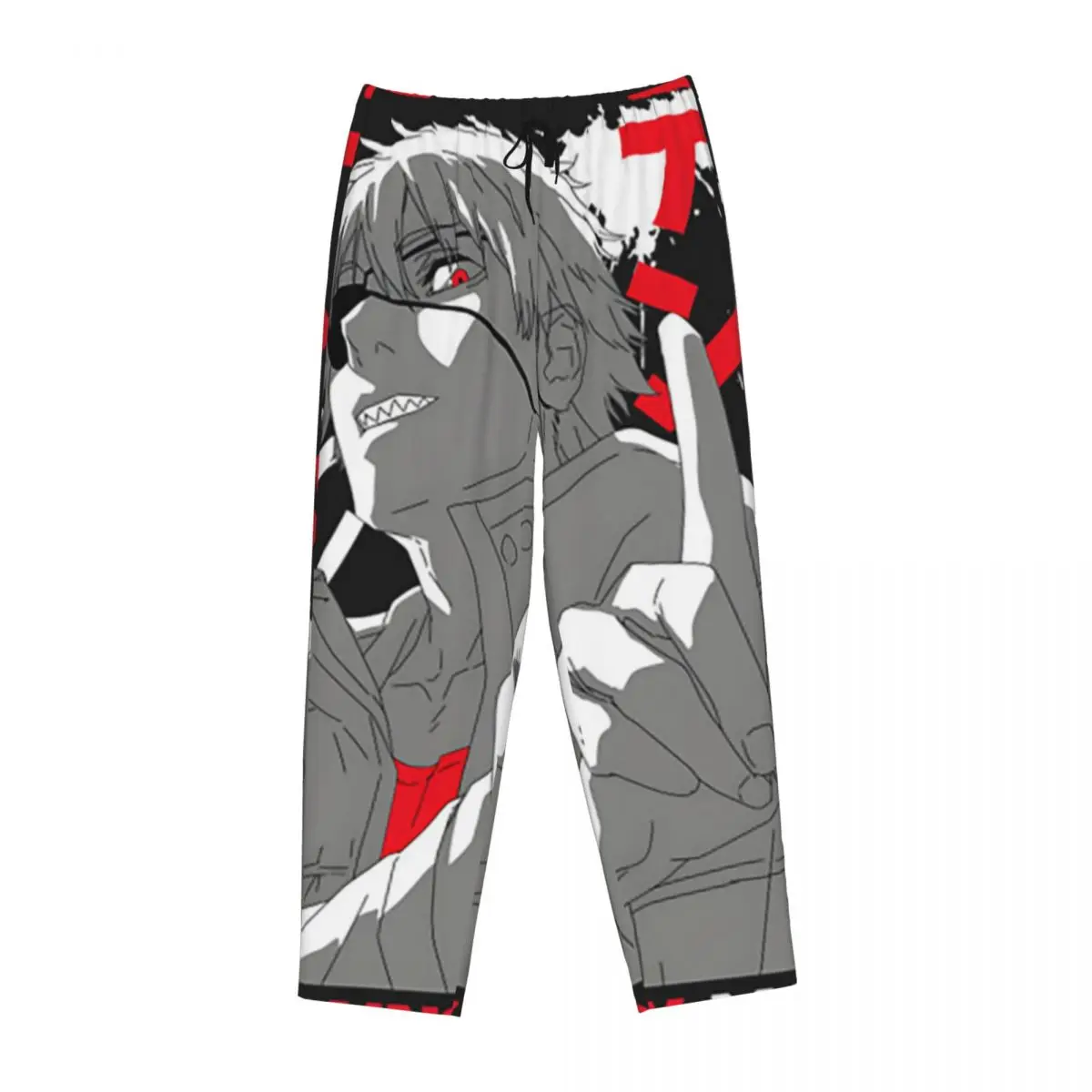 

Женские пижамные штаны в стиле аниме с бензопилой, мужские дьявольские пижамные штаны для отдыха, одежда для сна с карманами