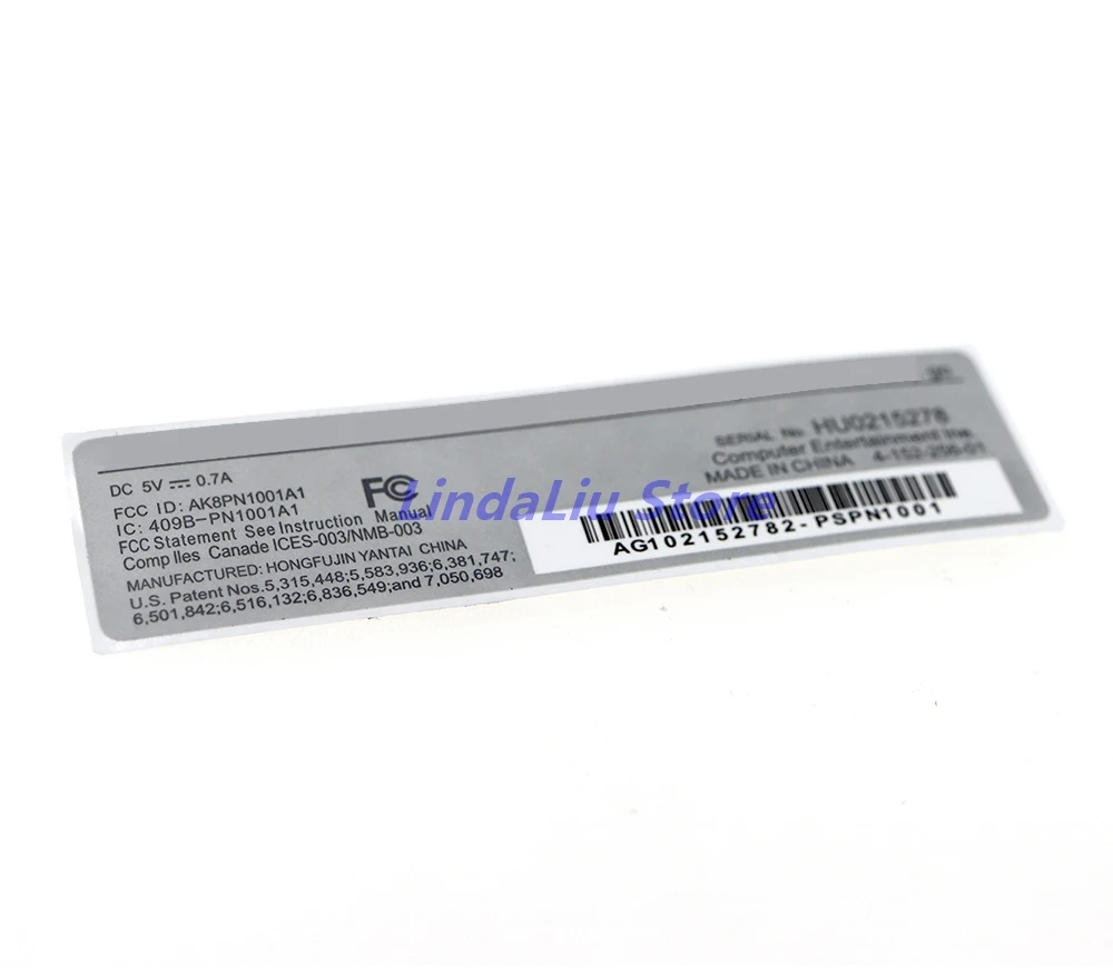 500 шт. для PSP GO, наклейка на игровую консоль, задняя наклейка, уплотнительная этикетка для PSPGO, защитная наклейка