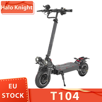 Halo Knight T104 Electric Scooter 10 inch Off-road Tires 1000W*2 Motor 65km/h Max Speed Remote control 52V 21Ah Battery