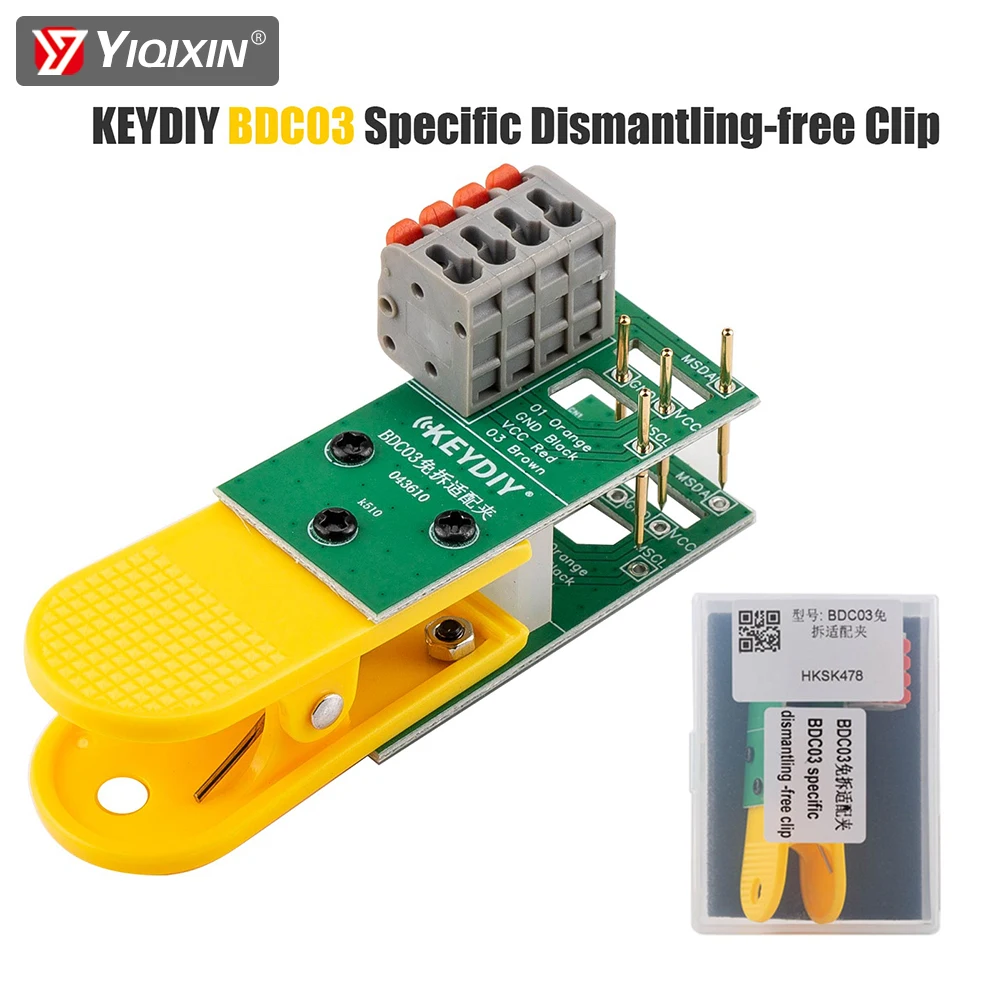 

KEYDIY BDC03 For BMW Specific Dismantling-Free Clip Adding No Soldering Required Work With KD-X4 KD-MAX And Other BDC3 Devices