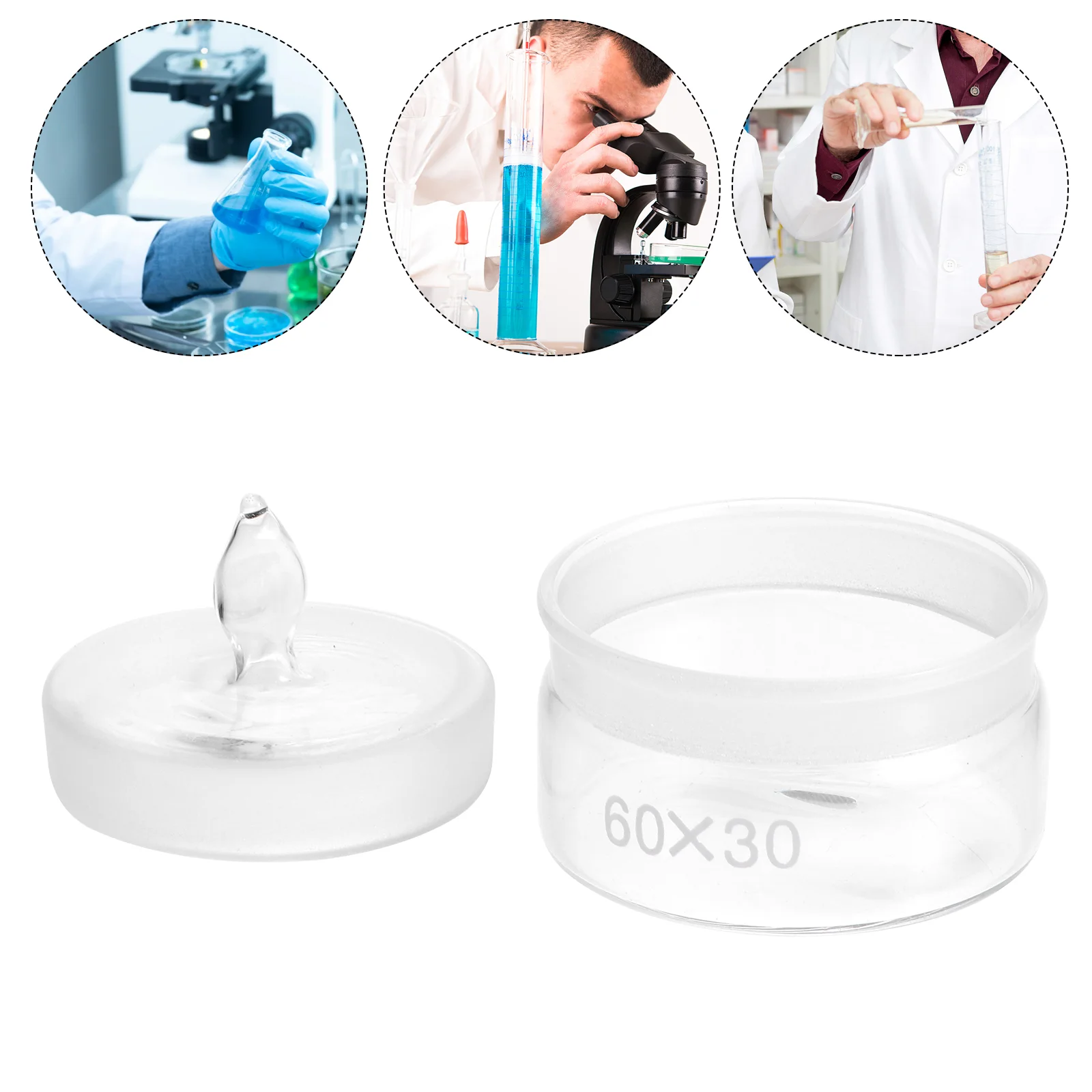 Weighing Bottle Specific Gravity Laboratory Equipment Low Form Beaker 60 X 30mm Glass