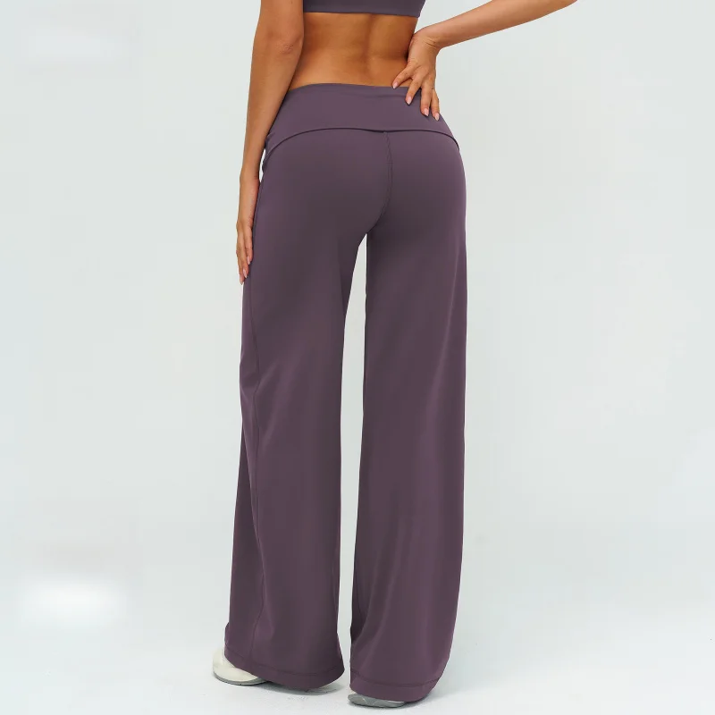 BIANHUI Women's Pants Sportswear Woman Gym Loose Wide-leg Slim Fit Leggings Woman Outdoor Running Sports Casual Trousers