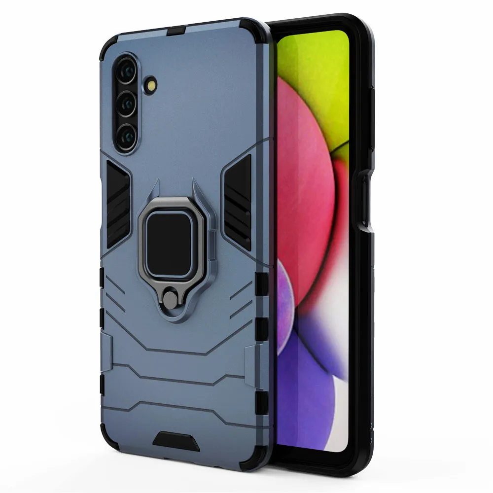 

For Samsung A13 Shockproof Armor Case For Samsung A13 5G A52S A03S India Ring Stand Cover for Samsung Galaxy M52 5G M32 F22 capa